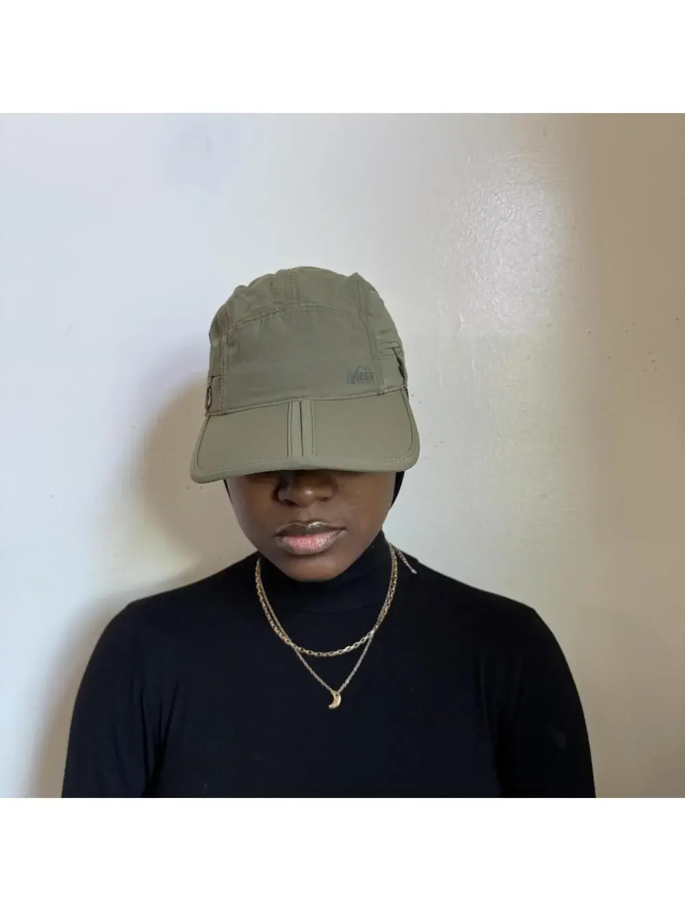 REI Co-Op Olive Green 5-Panel Tech Hat - Gorpcore One‎ size